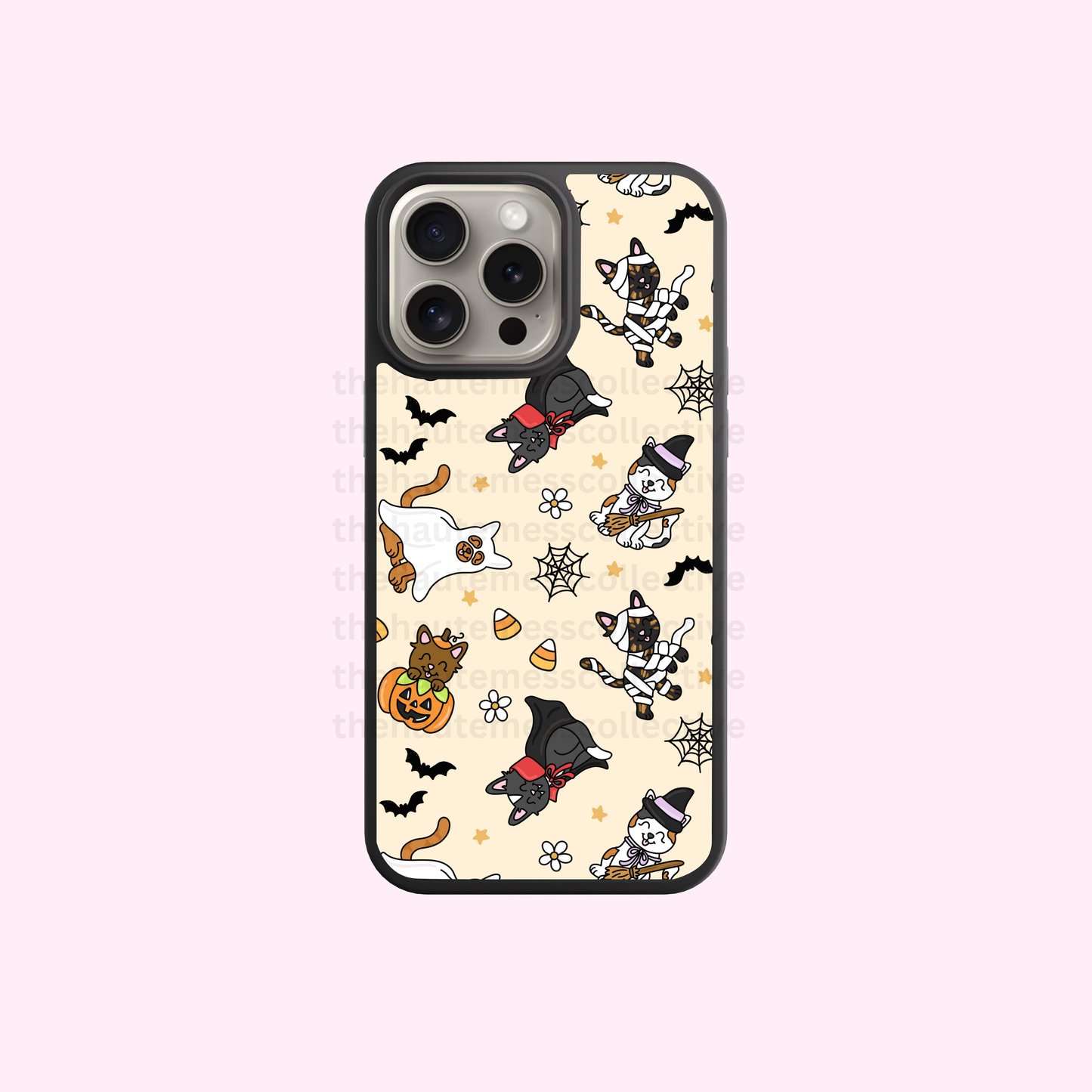 Happy Meow-o-ween iPhone case