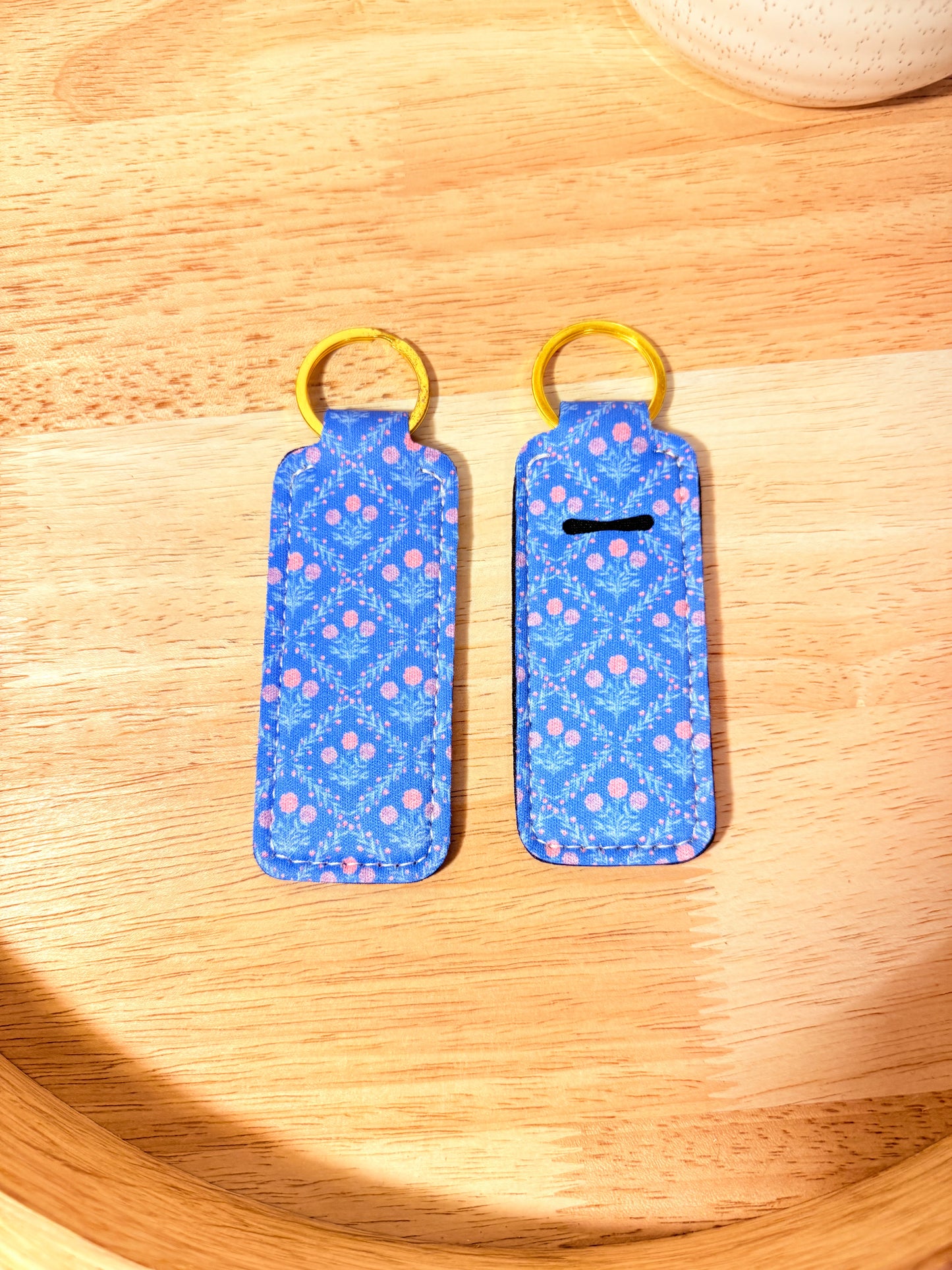 Pretty in Petals Chapstick Keychain