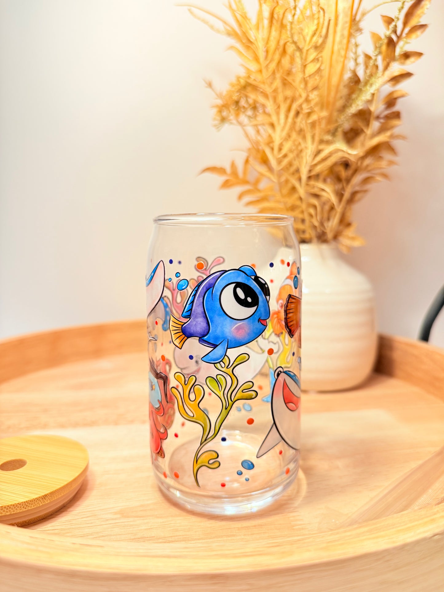 "Just Keep Sipping" Glass Can