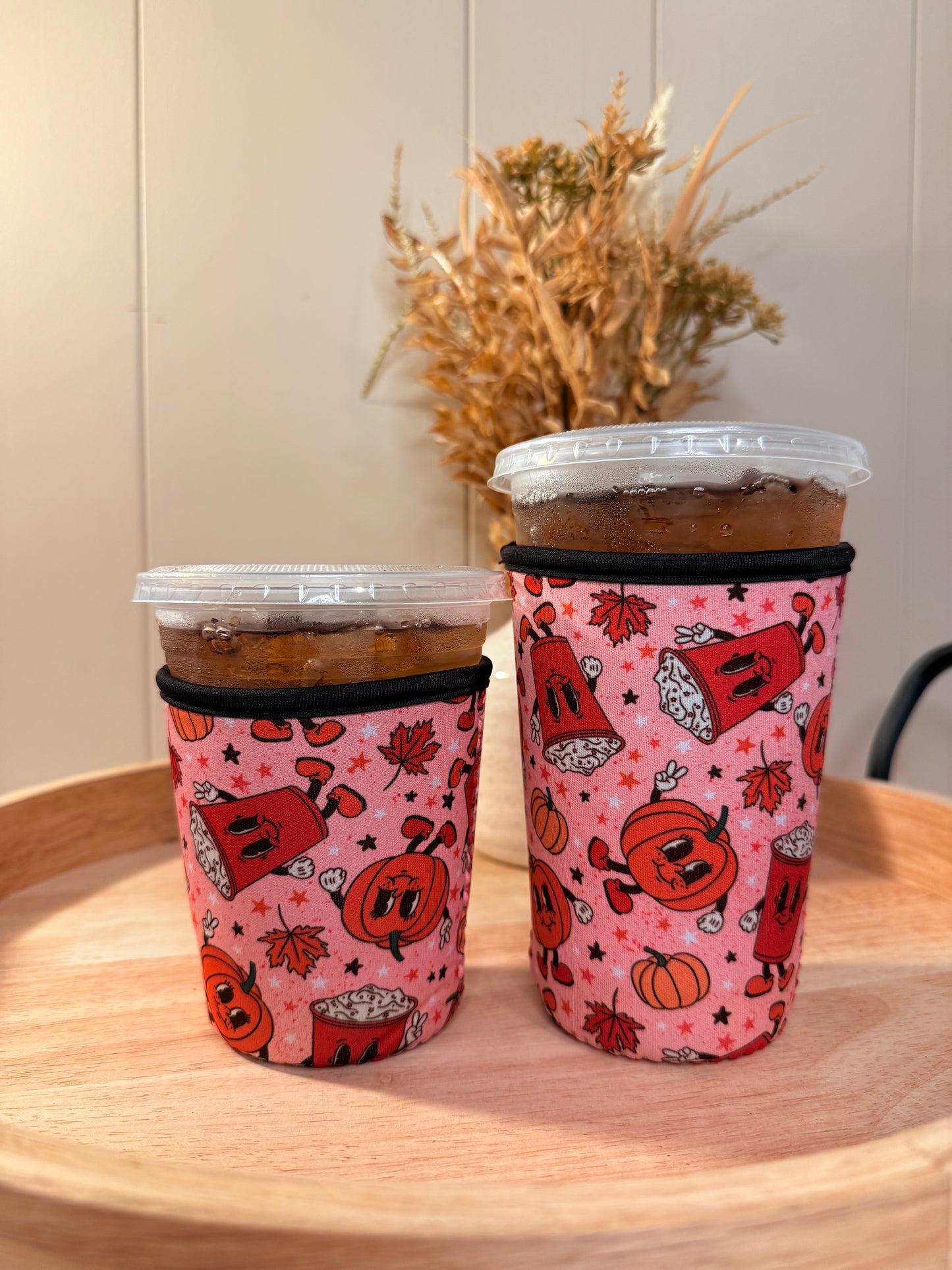 “Pumpkins & Cold Brews” Cup Sleeve (Small & Medium)