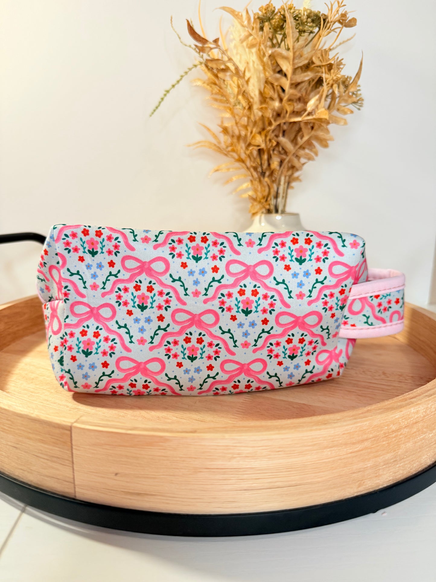 "Blossoms & Bows" Cosmetic Bag