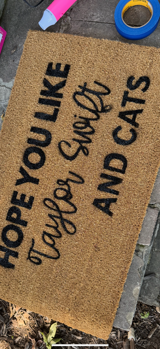 Hope You Like [Popstar] and Cats Doormat