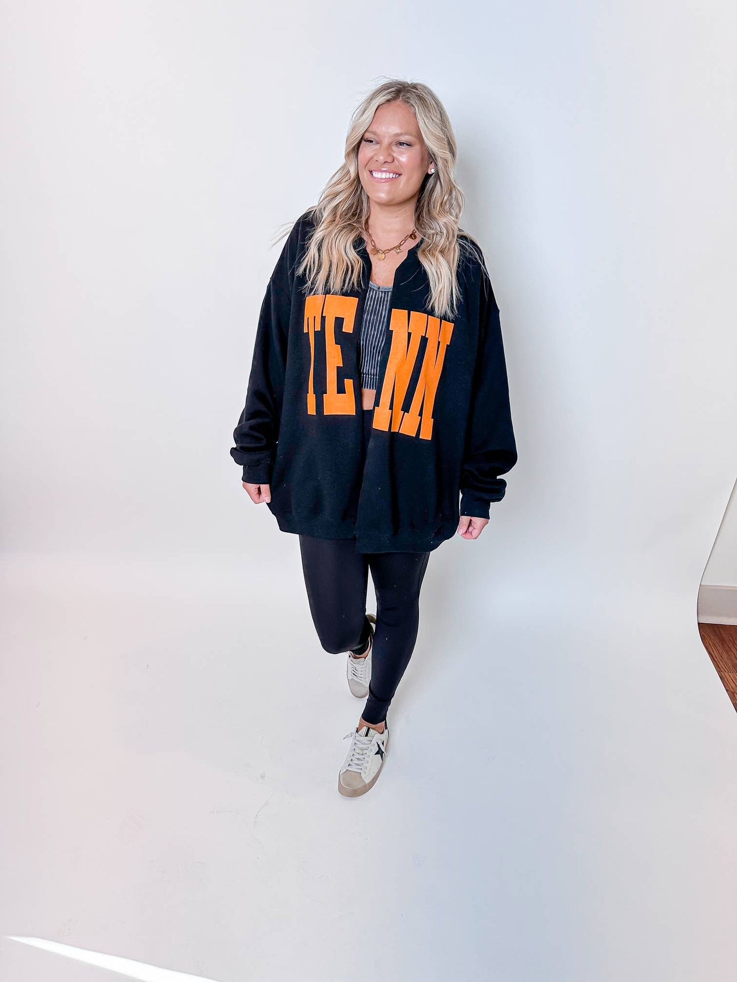 Black TENN Cardigan (PREORDER--AVAILABLE 10/7)