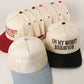ON MY WORST BEHAVIOR Embroidered Trucker Hat