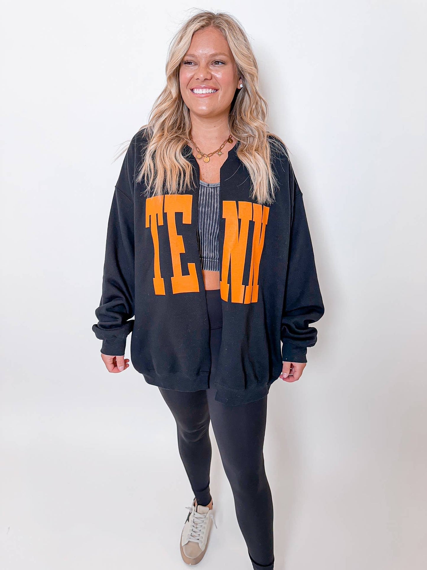 Black TENN Cardigan (PREORDER--AVAILABLE 10/7)