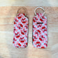 Cherries and Bows Chapstick Keychain