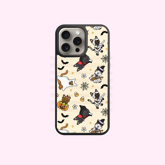 Happy Meow-o-ween iPhone case