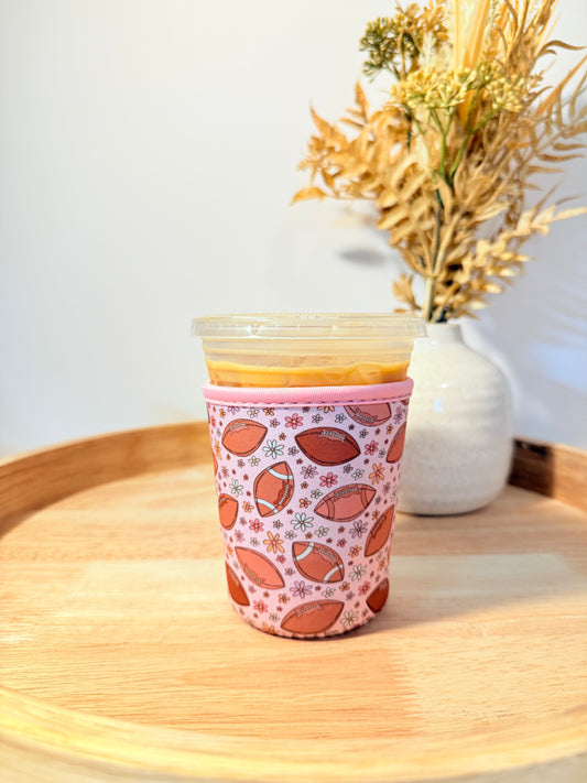 Football & Daisies Cup Sleeve (Small)