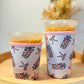 Iced Coffee & Bows Cup Sleeve (Small & Medium)