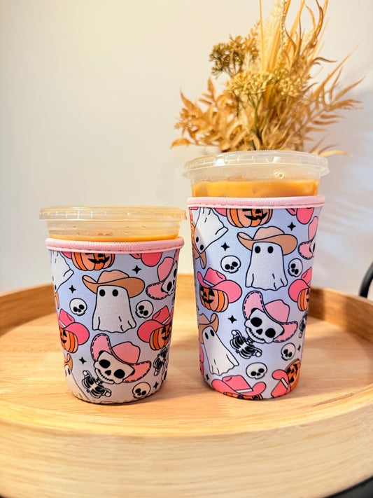 Howdy Ghouls Cup Sleeve (Small & Medium)