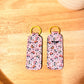 Pretty in Pink Mushrooms Chapstick Keychains