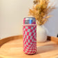 Wavy Checkerboard Slim Can Sleeve