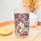 "L Frank" Glass Can