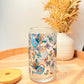 "Spring Medley" Glass Can