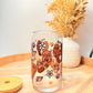 "Summer Otters" Glass Can