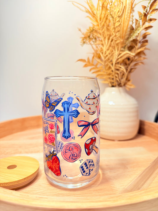 "Sweet Honey" Glass Can