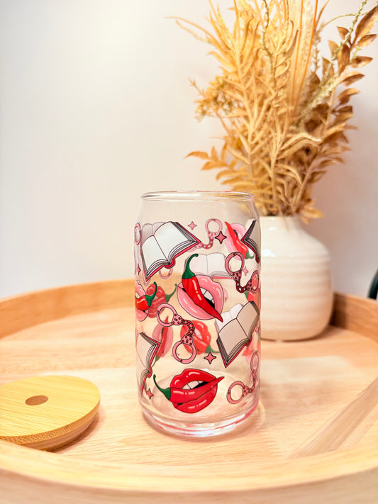 "Spicy Romance" Glass Can