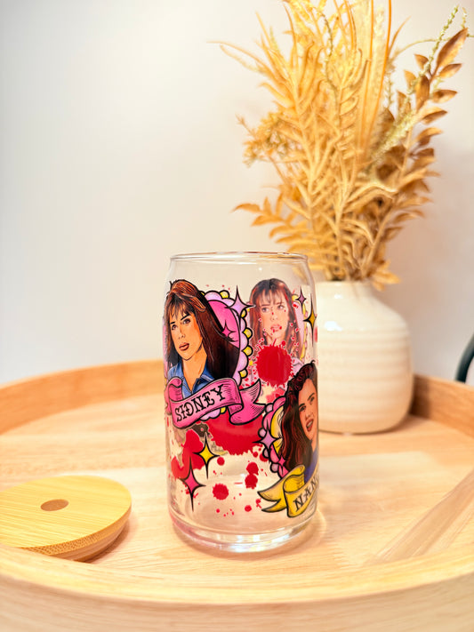 "Final Girls" Glass Can