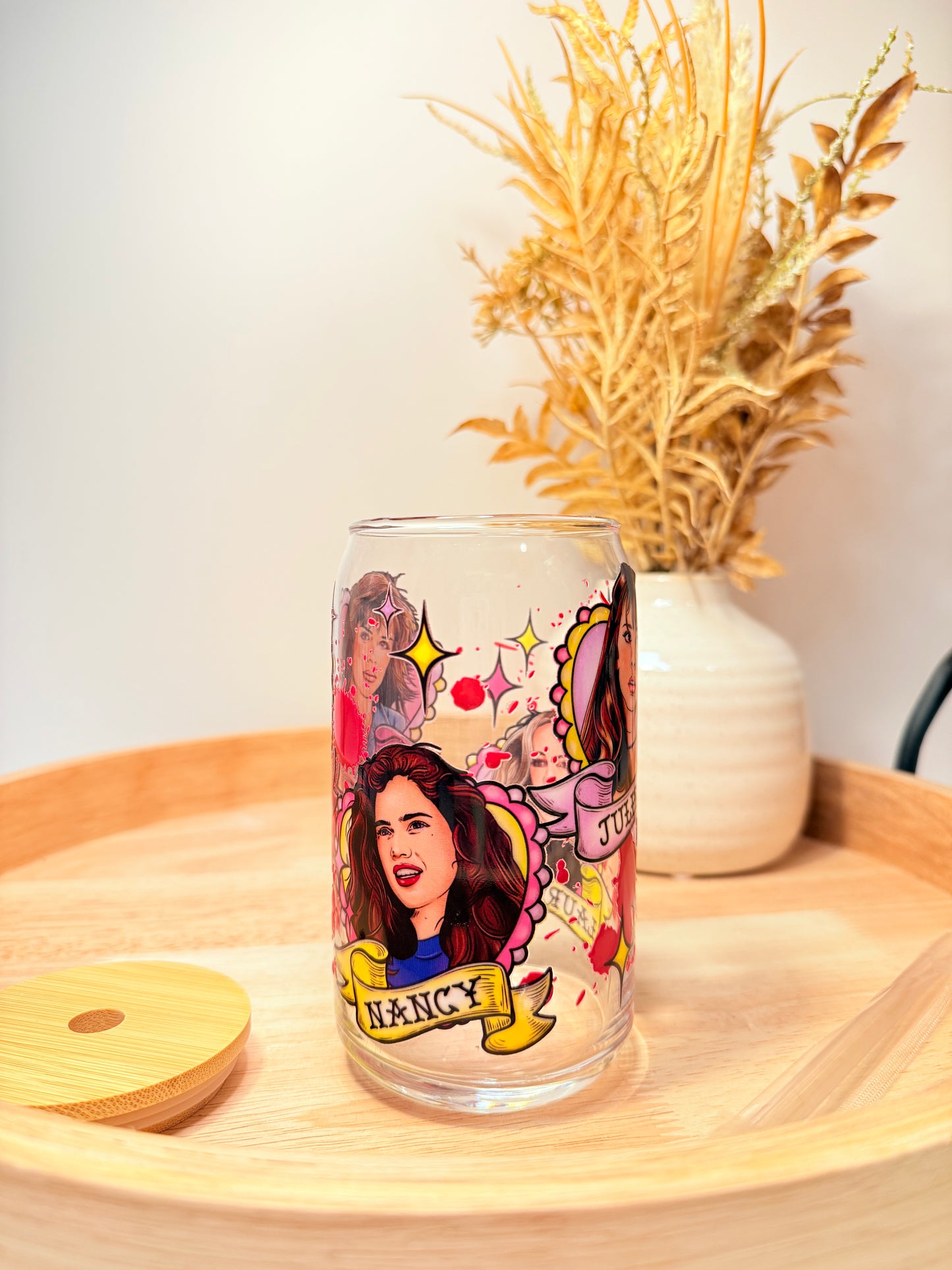 "Final Girls" Glass Can