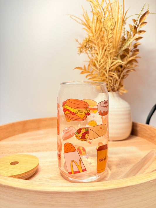 "McDonald's Breakfast" Glass Can