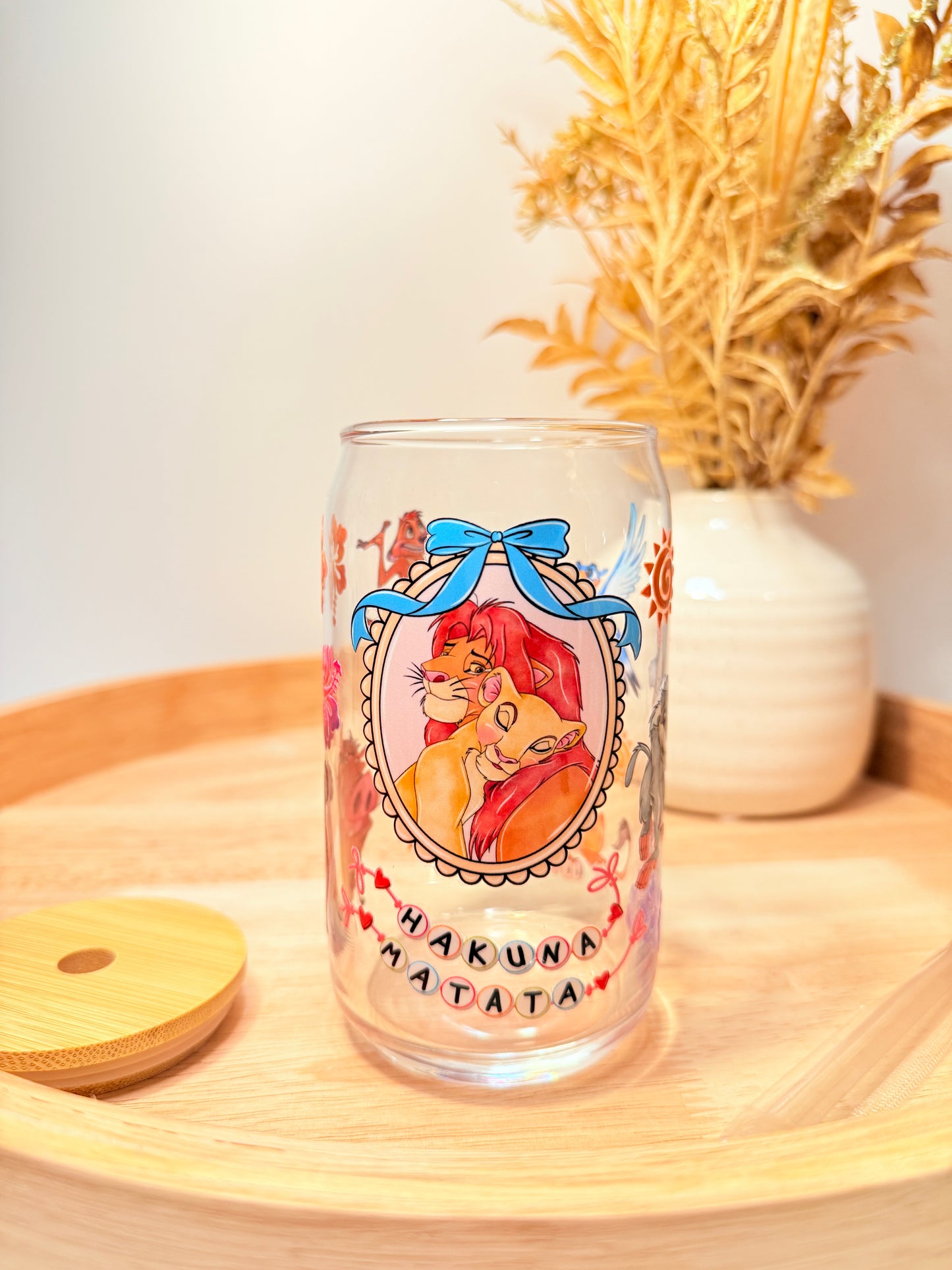 "Hakuna Sip-tata" Glass Can