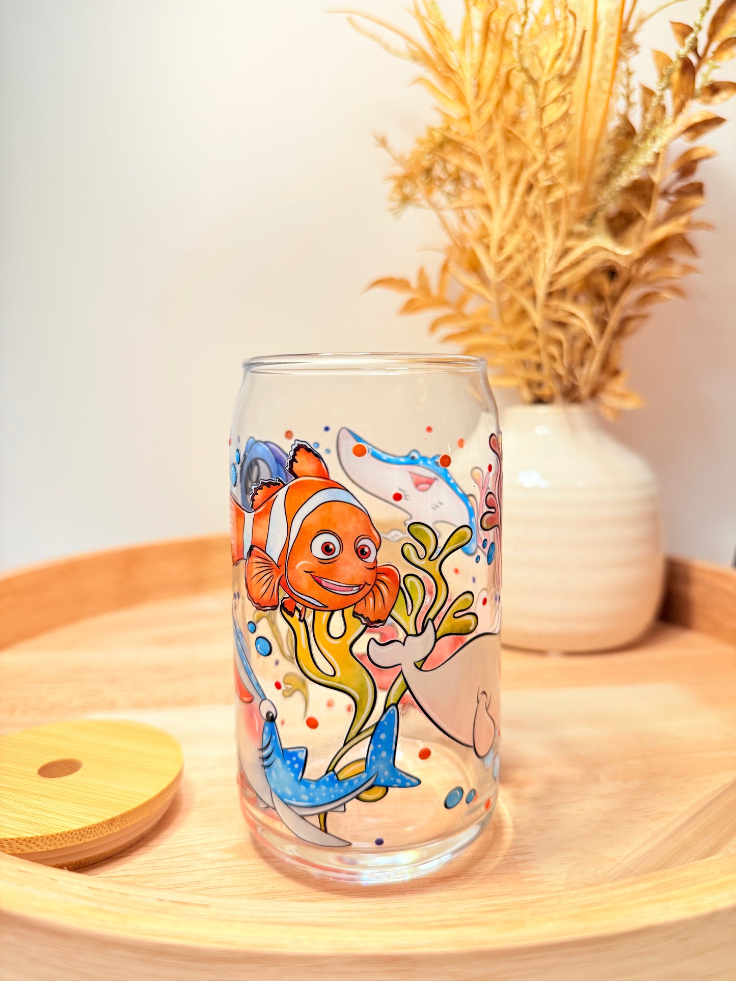 "Just Keep Sipping" Glass Can