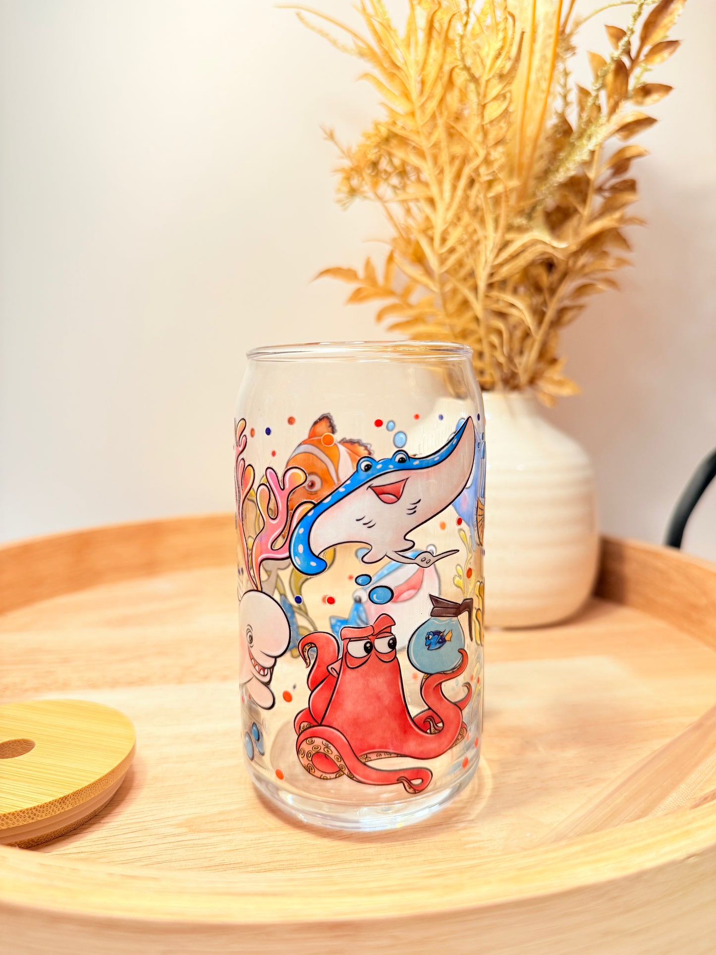 "Just Keep Sipping" Glass Can