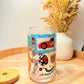 "Pit Stop Sips" Glass Can
