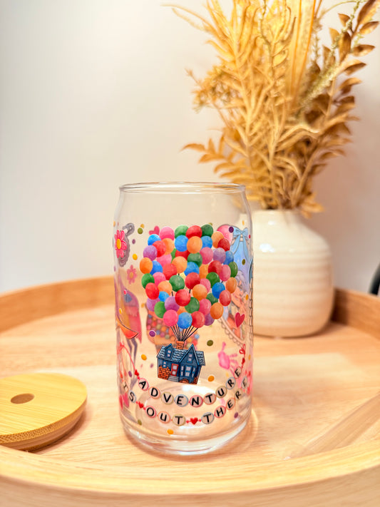 "Above The Clouds" Glass Can