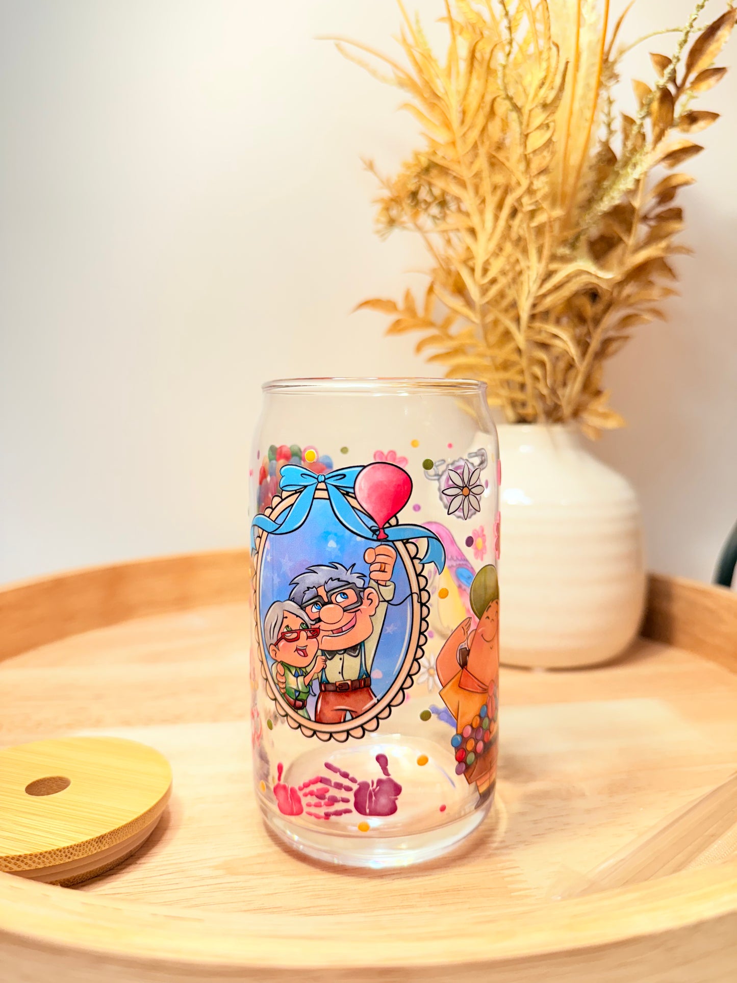 "Above The Clouds" Glass Can