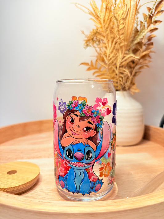 "Aloha Caffeine" Glass Can