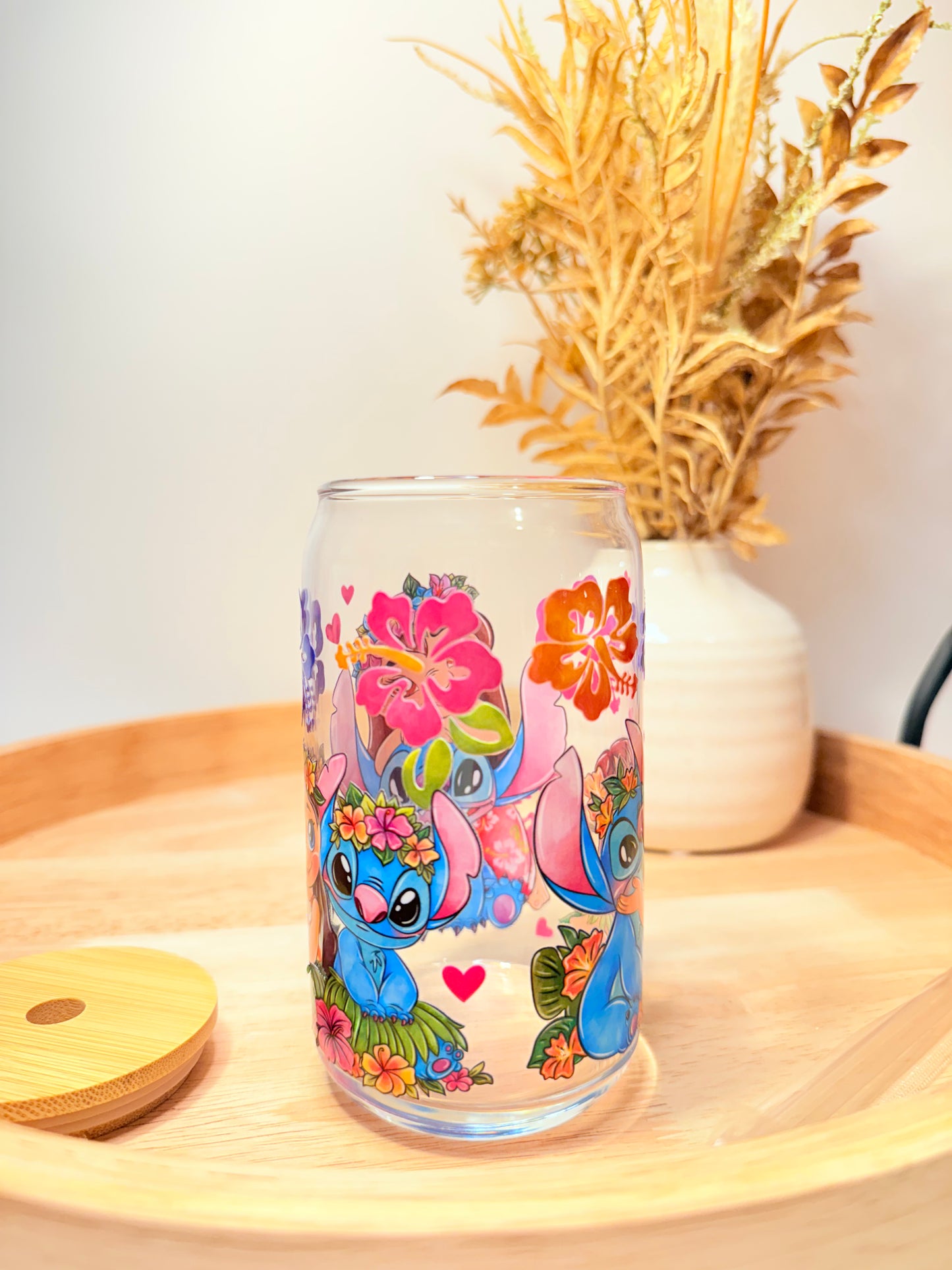 "Aloha Caffeine" Glass Can