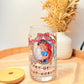 "Mermaid At Heart" Glass Can