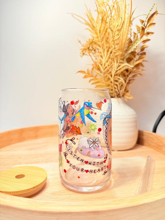"Free Spirit" Glass Can