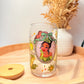 "Frog Kisses" Glass Can