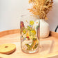 "Frog Kisses" Glass Can