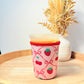 "Berries, Cherries, and Bows" Cup Sleeve (Small)