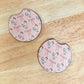 Pretty Chicken – Neoprene Car Coasters (2.75") – Set of 2
