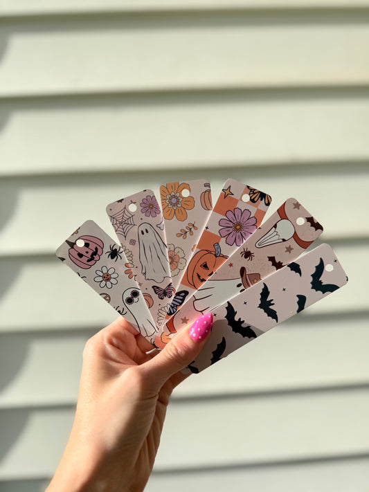 Halloween Mini Bookmark Set – Set of 6