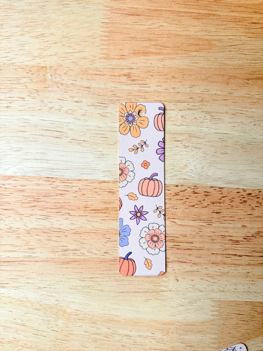 Autumn Florals Mini Bookmark