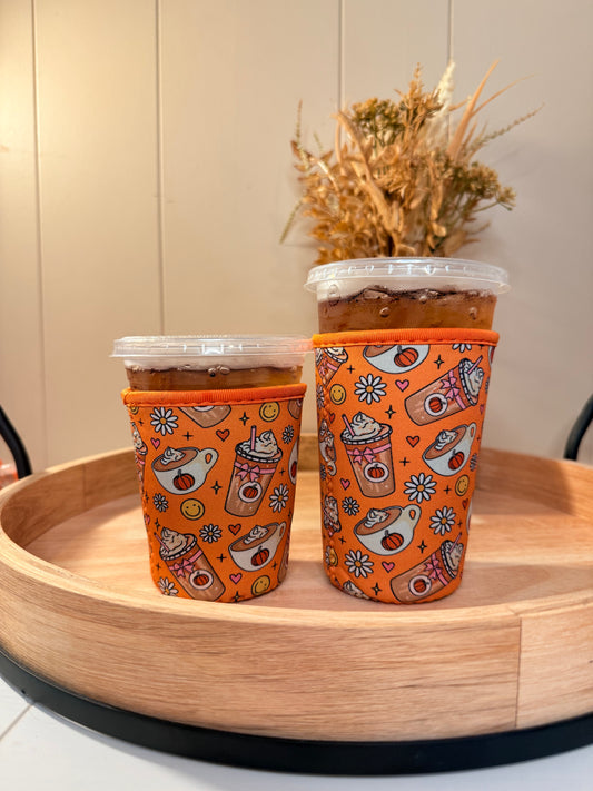 "Pumpkin Spice Girlie" Cup Sleeve (Small & Medium)