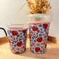 "Berry Sweet Blooms" Cup Sleeve (Small & Medium)