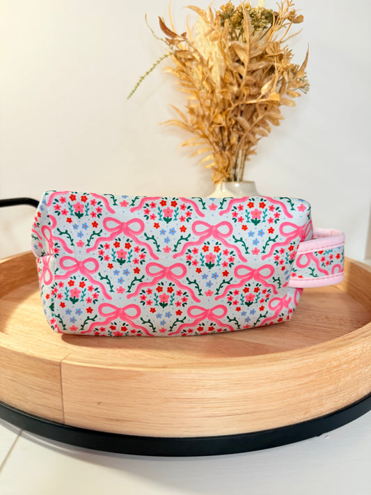 "Blossoms & Bows" Cosmetic Bag