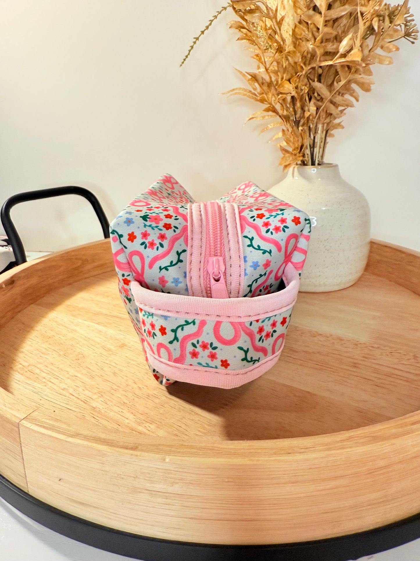 "Blossoms & Bows" Cosmetic Bag