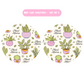 Plant Mama MDF Car Coasters – Set of 2