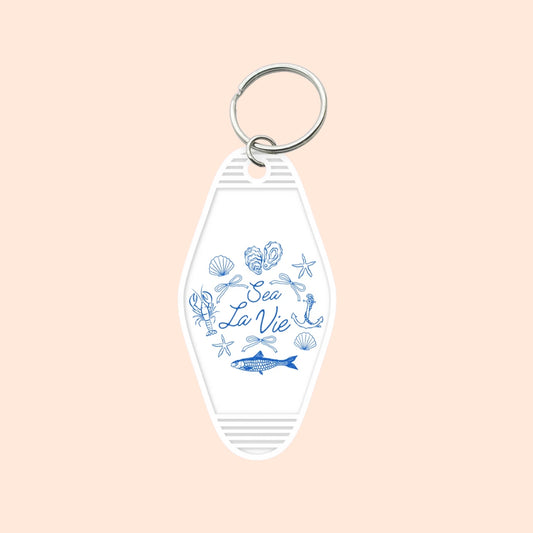 "Sea La Vie" Motel Keychain