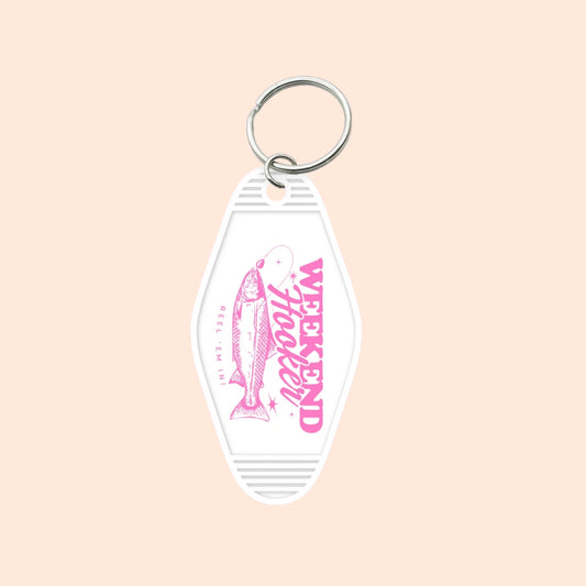 "Weekend Hooker" Motel Keychain