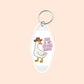 "This Is My Second Rodeo" Motel Keychain