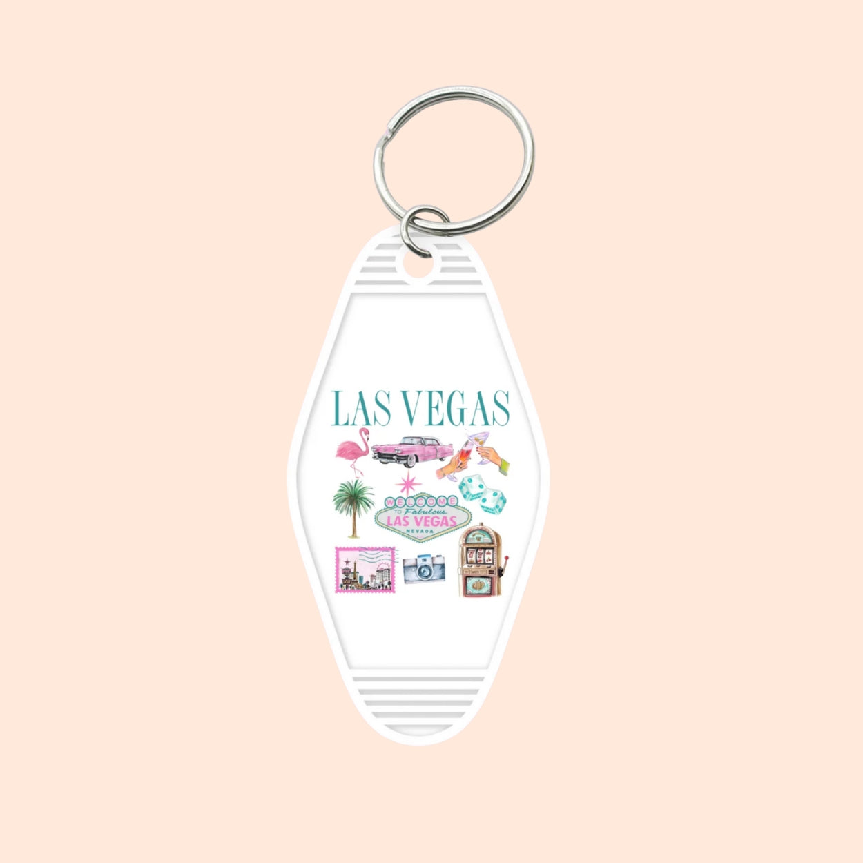 "Las Vegas" Motel Keychain
