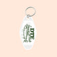 "D.T.F. Down To Fish" Motel Keychain